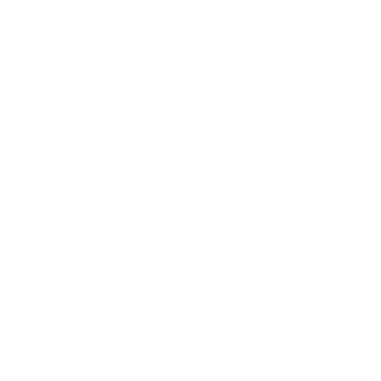 A logo for West View Apartments is displayed.